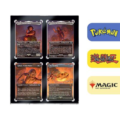 Protección magnética para tarjetas Pokemon One Touch - 4 cajas