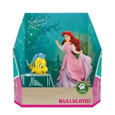Caja de regalo con figura de Arielle de Walt Disney