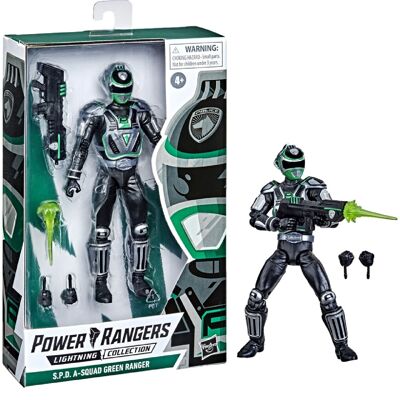 Figura S della collezione Power Rangers Lightning.P.D. Ranger Verde