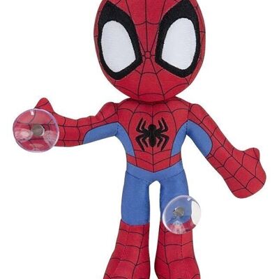 Spidey plush with suction cups