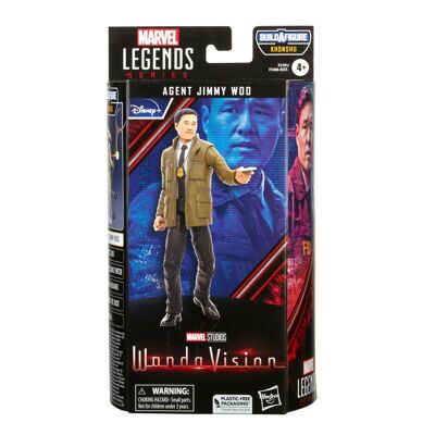 Marvel Legends Series, Wandavision, Marvel Agent Jimmy Woo figurine MCU Disney+