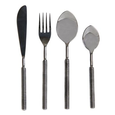 CUTLERY SET 16 STAINLESS STEEL 4.5X2X21.5 SILVER PC208443