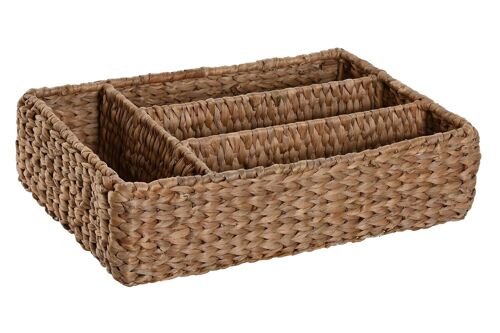 CUBERTERO FIBRA METAL 40X27X10 NATURAL PC211862