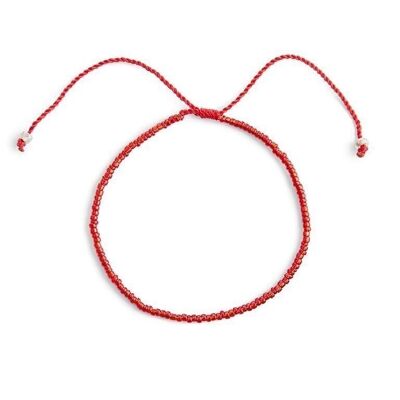 Pulsera rojo rubí