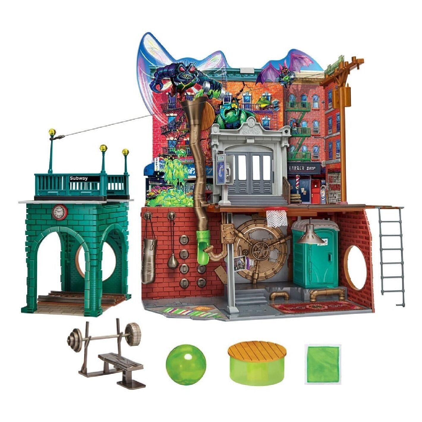 Ninja Turtles: Teenage Years Playset Headquarters