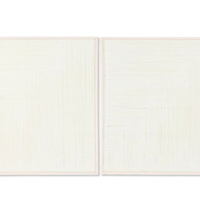 Quadro Mdf Cotone 80X3X80 3D 2 Assortimento. CU209543