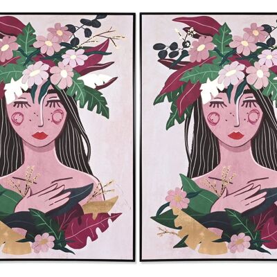 QUADRO PS TELA 103X4,5X143 BAMBINA FIORI 2 ASSORTIMENTI. CU201644