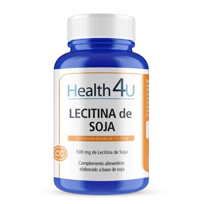 H4U Lécithine de soja 60 capsules molles de 741,5 mg
