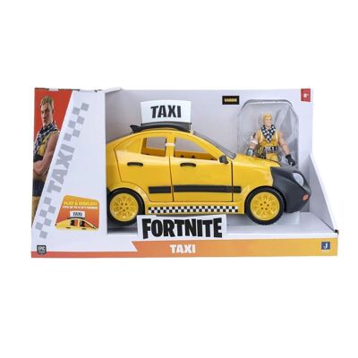 Fortnite Joy Ride Taxi Fahrzeug + Figur