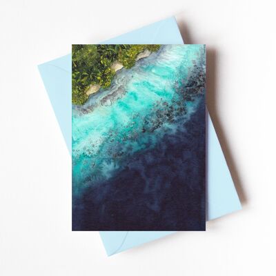 La barriera corallina - Biglietto d'auguri