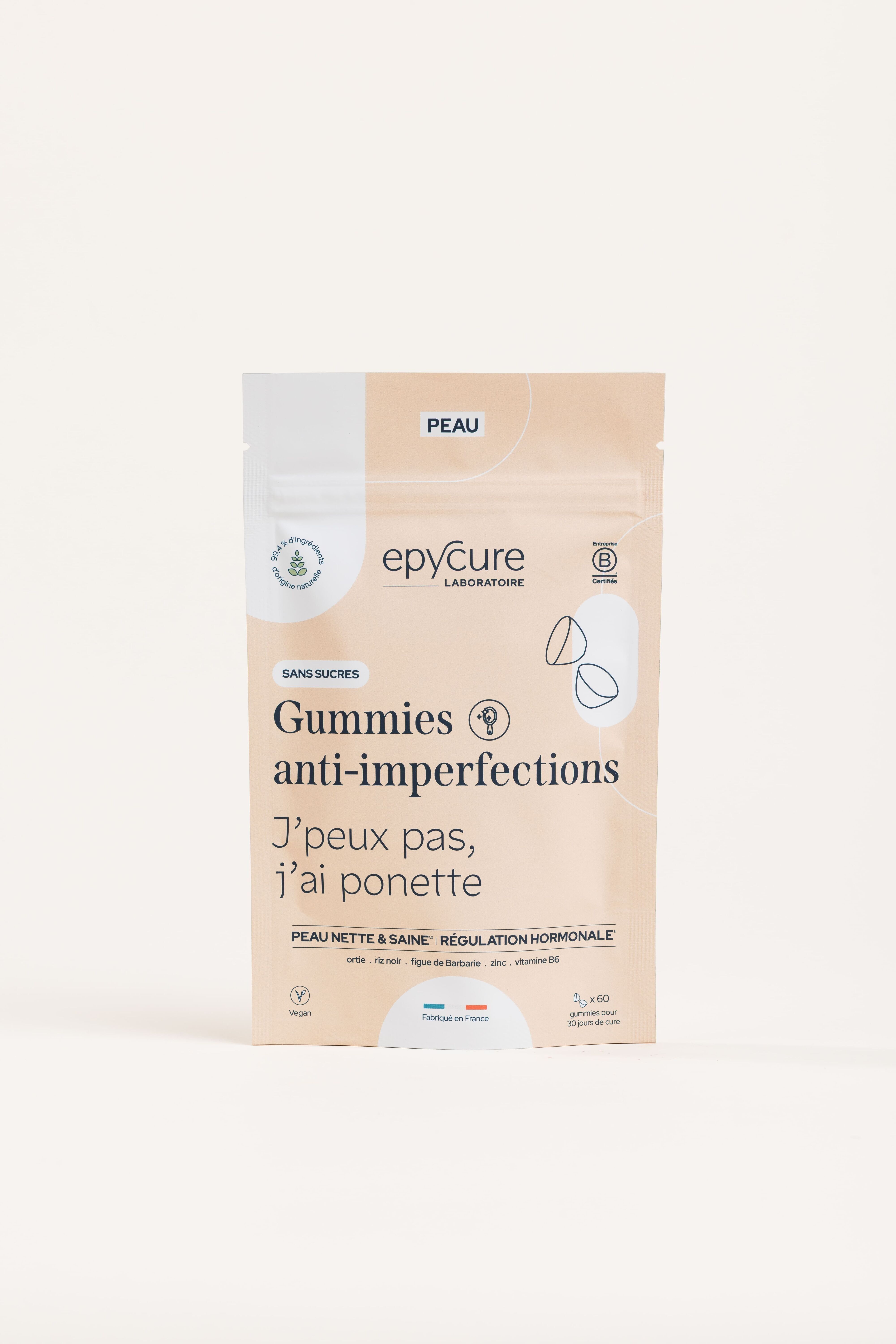 CARAMELLE GOMMOSE ANTI-IMPERFEZIONI - 1 MESE - La soluzione mirata per riequilibrare la pelle soggetta ad acne ormonale.