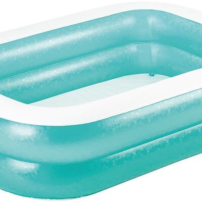 Blue and Translucent Family Swimming Pool
