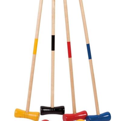 Jeu De Croquet En Bois 4 Joueurs