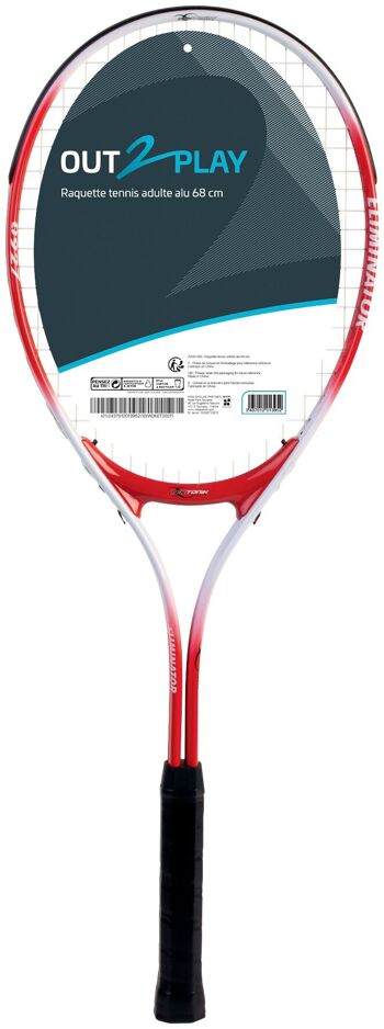 Raquette Tennis Adulte  Aluminium 68Cm - OUT2PLAY