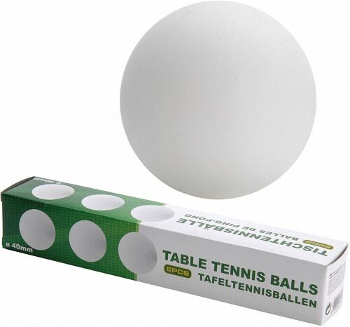 Set De 6 Balles De Ping-Pong
