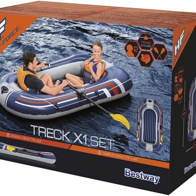 Inflatable Boat With Oar 228X121X32Cm