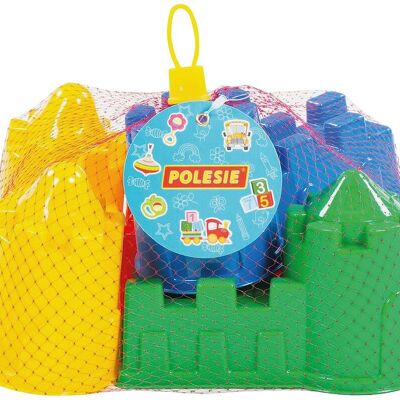 Set di 4 stampi per castello 13.5 cm