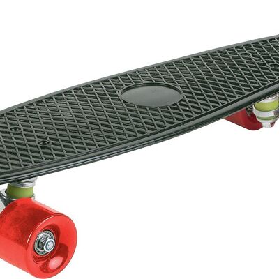 Skateboard 55Cm Noir/Rouge