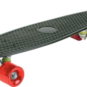 Skateboard 55Cm Noir/Rouge