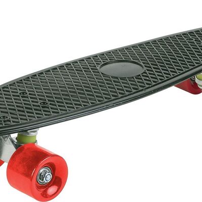 Skateboard 55Cm Noir/Rouge