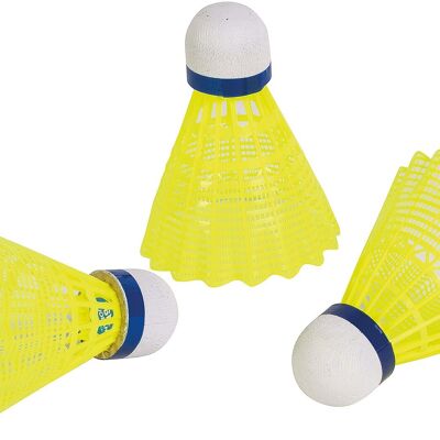 Tubo 3 Volani Badminton Gialli - OUT2PLAY