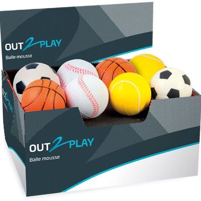 Pelota Foam 7Cm - OUT2PLAY - Modelo elegido al azar