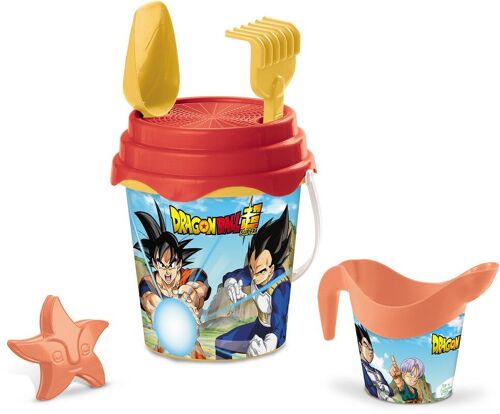 Seau Garni 17Cm Avec Arrosoir Dragon Ball Z