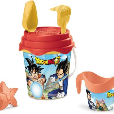 Bucket Lined 17Cm With Watering Can Dragon Ball Z