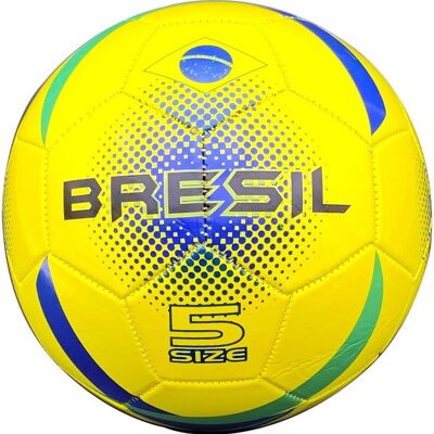 Pallone da calcio gonfiato Brasile T5 350G