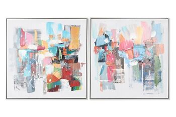 Peinture sur toile Ps 82X4,5X82 Abstrait 2 Assortiment. CU212271 1