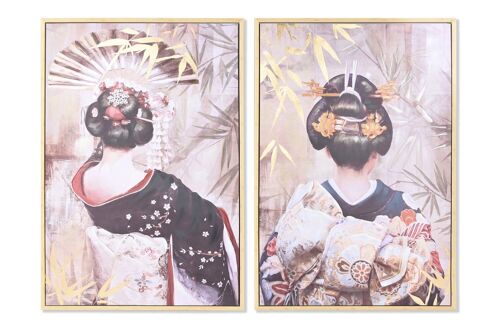 Cuadro Lienzo Ps 80X3,7X120 Geisha 2 Surt. CU204638