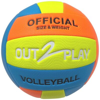Balón de Voleibol Cosido Dorado PVC T5 Inflado - OUT2PLAY