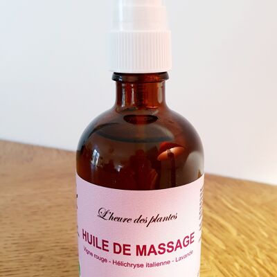 Leg massage oil