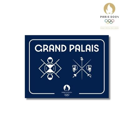 Straßenschild PARIS 2024 - Grand Palais
