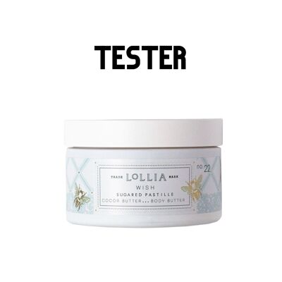 Probador de mantequilla corporal batida Lollia Wish
