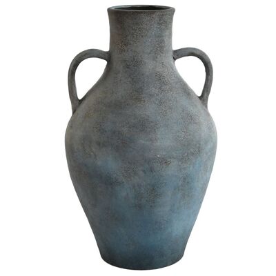 TERRAKOTTA-VASE 25X25X44 ALTER GRAU JR209573