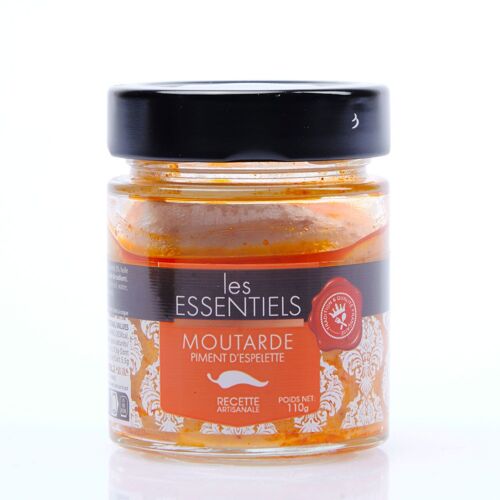 Moutarde piment Espelette 110g