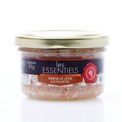 Terrine de lièvre aux noisettes 85g