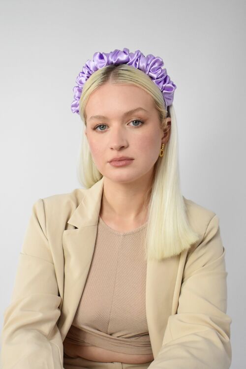 Headband Lilac Amethyst - February Birthstone