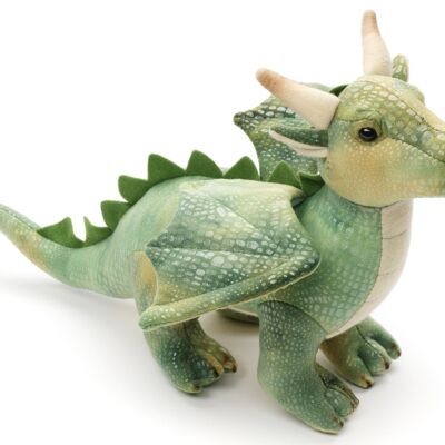 Dragón verde - 32 cm (largo) - Palabras clave: cuento de hadas, mundo de cuento de hadas, fábula, leyenda, fantasía, peluche, peluche, peluche, peluche