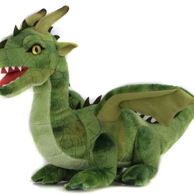 Dragon vert - 40 cm (longueur) - Mots clés : conte de fées, monde des contes de fées, fable, légende, fantaisie, peluche, peluche, peluche, peluche