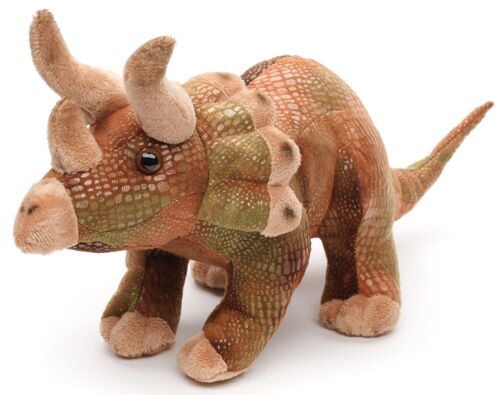 Triceratops, stehend - 40 cm (Länge) - Keywords: Dinosaurier, Dino, prähistorisches Tier, Plüsch, Plüschtier, Stofftier, Kuscheltier