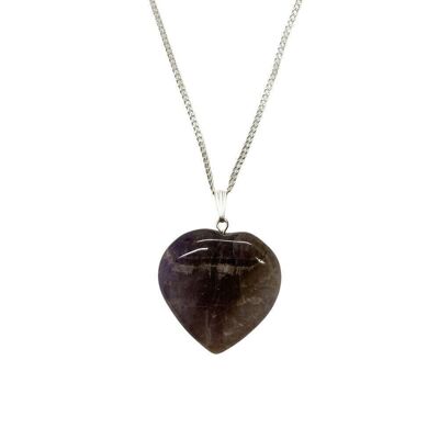 Crystal Heart Pendant, 3cm