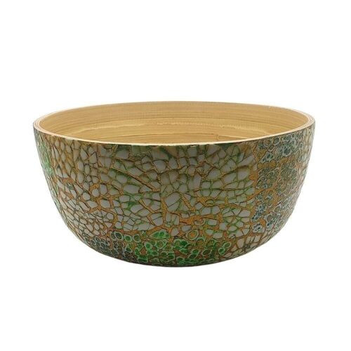 Vie Gourmet Bamboo Salad Bowl, 23x10cm