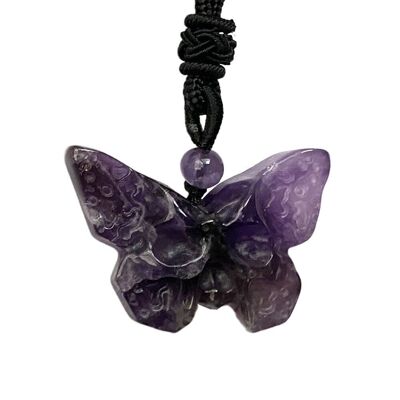 Pendentif Papillon et Crâne