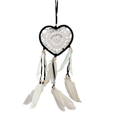 Heart Shaped Dream Catcher, 12cm