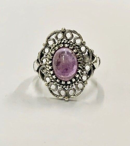 Royal Oval Crystal Ring