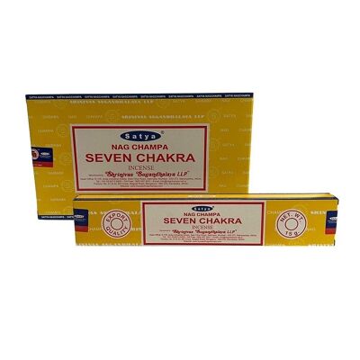 Bâtons d'encens Satya, 12 paquets x 15 g