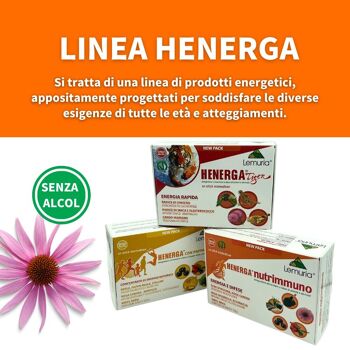 Lemuria Henerga Nutrimmuno - Energie et Défense toute l'année, Action Support, Réparatrice et Antioxydante - dans le nouveau format, 10 sticks de 10 ml 5