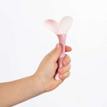 Couverts pliables pour bébé, rose 3